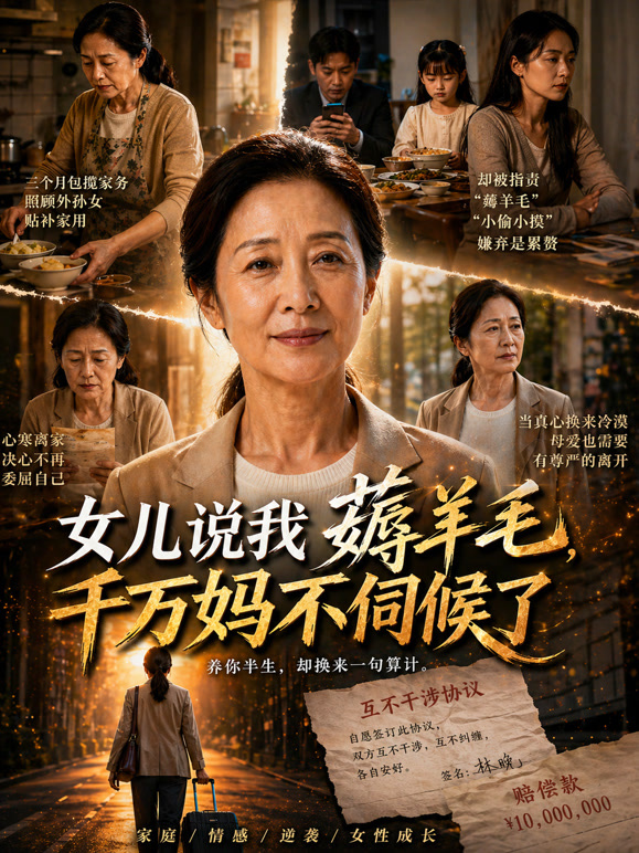 女儿说我薅羊毛千万妈不伺候了封面图