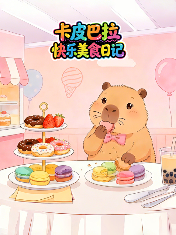 卡皮巴拉快乐美食日记封面图