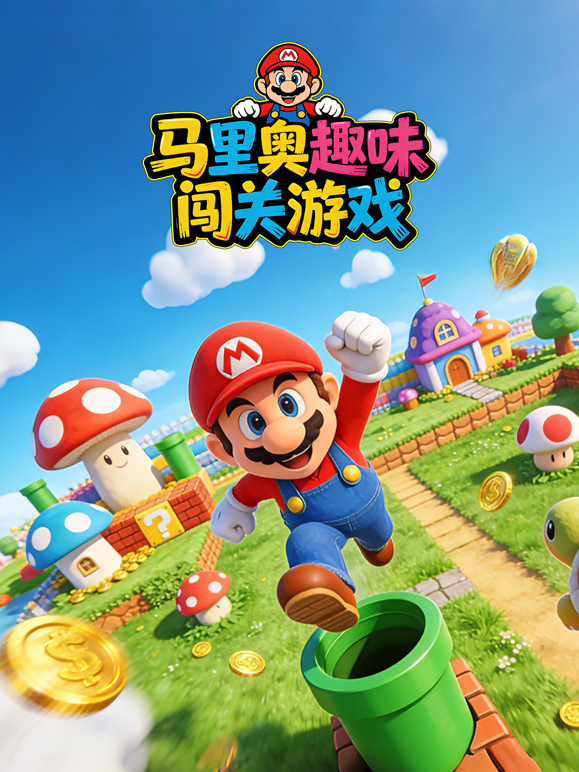 马里奥趣味闯关游戏封面图