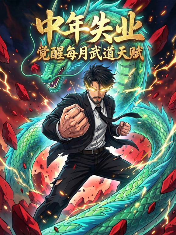 中年失业觉醒每月武道天赋 动态漫画封面图