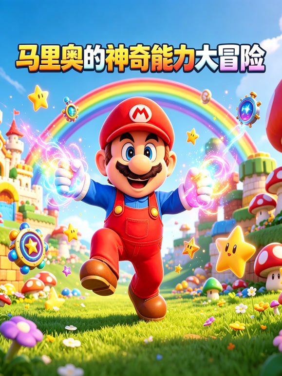 马里奥的神奇能力大冒险封面图