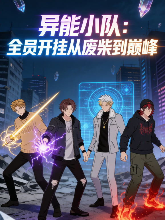 异能小队:全员开挂从废柴到巅峰 动态漫画封面图