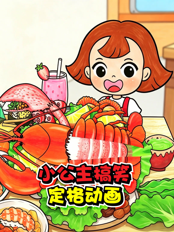 小公主搞笑定格动画封面图