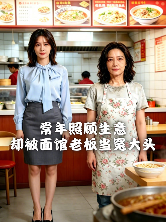 常年照顾生意却被面馆老板当冤大头封面图