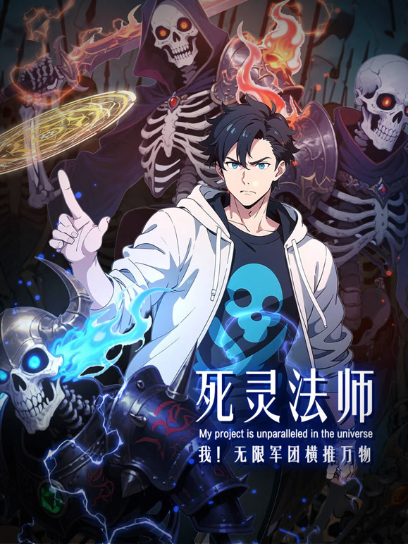 死灵法师:我无限军团横推万物 动态漫画封面图