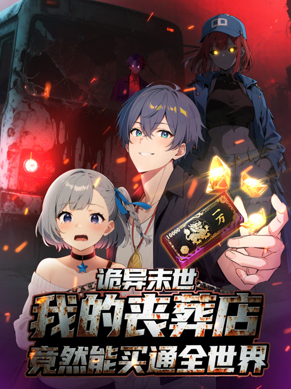 诡异末世：我的丧葬店竟然能买通全世界动态漫画封面图