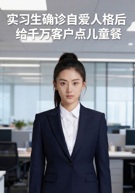 实习生确诊自爱人格后给千万客户点儿童餐封面图