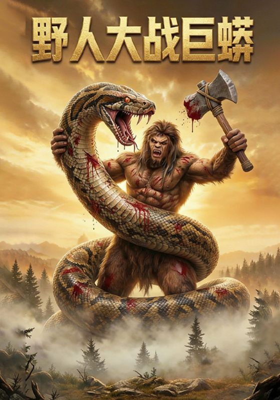 野人大战巨蟒封面图